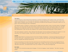 Tablet Screenshot of carangyanbeachresort.com